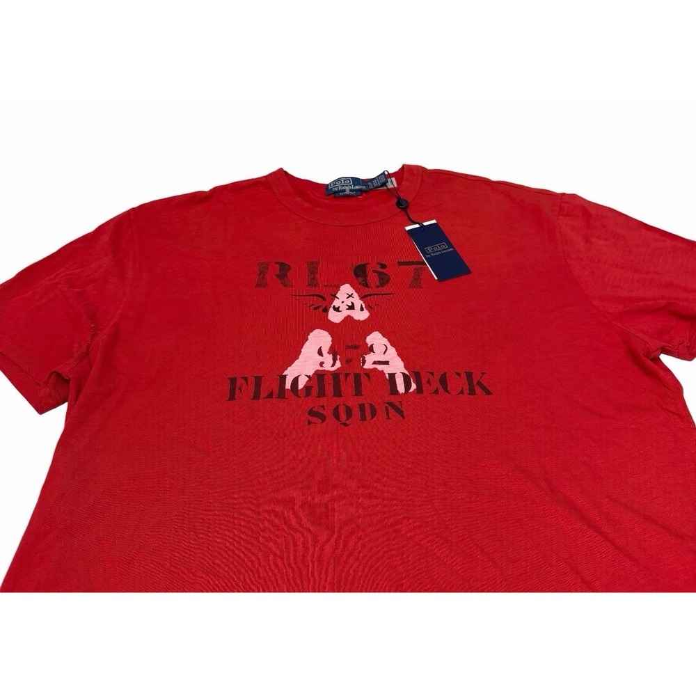 Polo Ralph Lauren T-Shirt Mens XL/TG Classic Fit RL67 Military Graphic Tee NWT